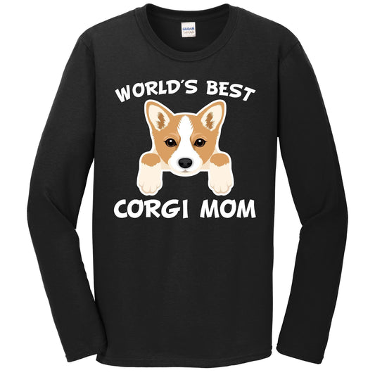 World's Best Corgi Mom Dog Owner Long Sleeve T-Shirt