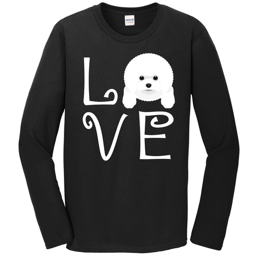 Bichon Frise Love Dog Owner Bichon Frise Puppy Long Sleeve T-Shirt