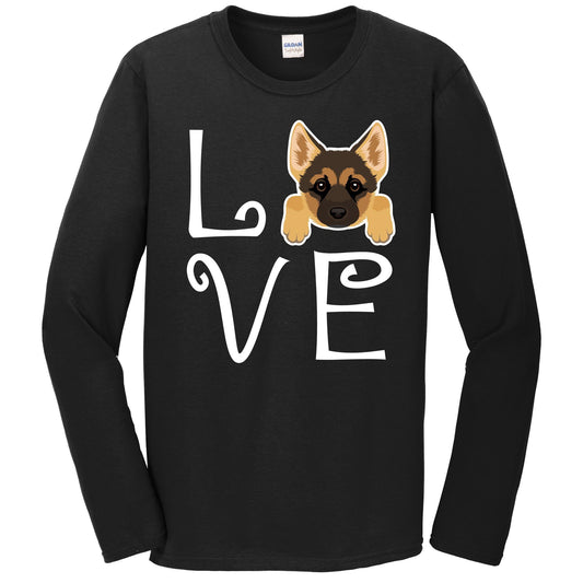 German Shepherd Love Dog Owner German Shepherd Puppy Long Sleeve T-Shirt