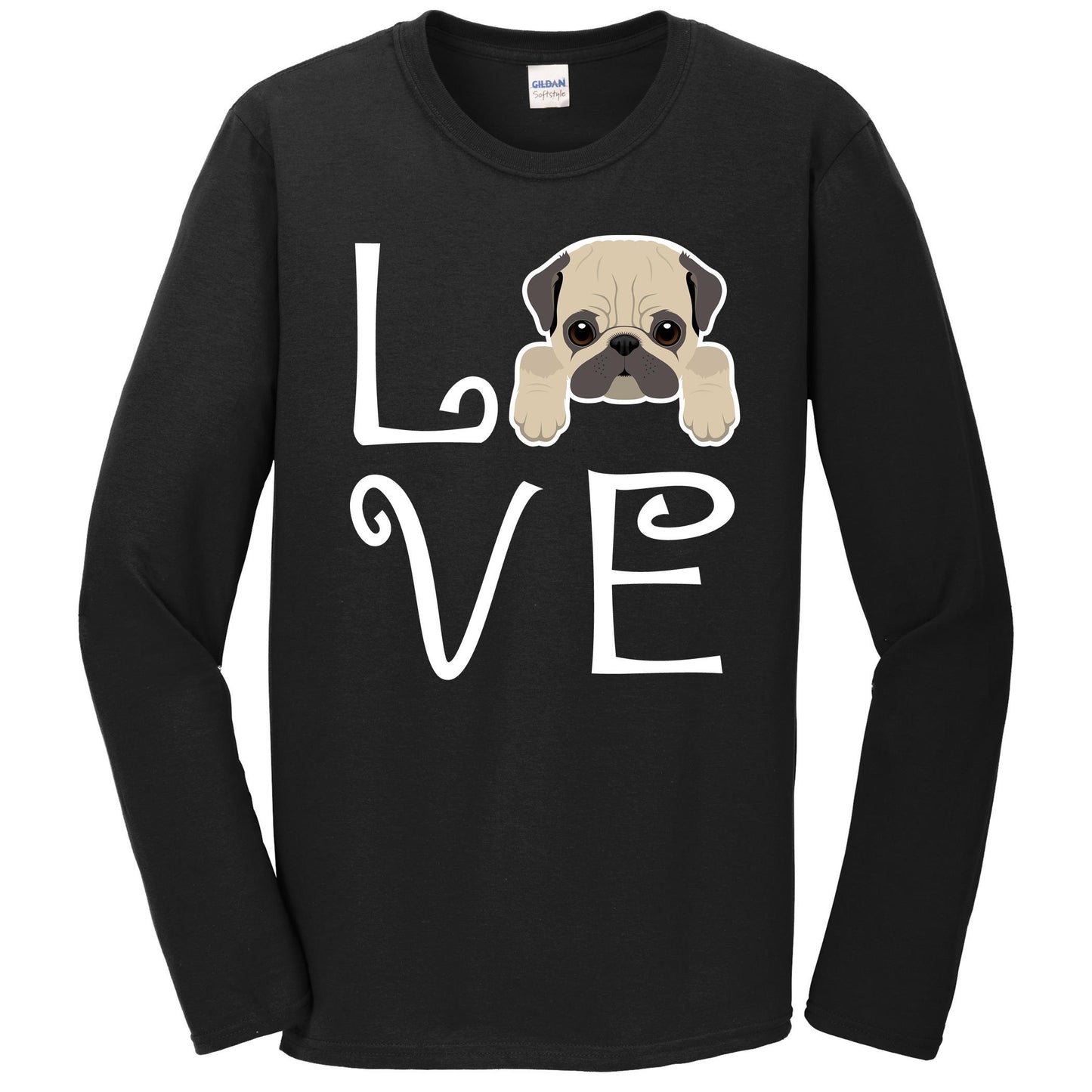 Pug Love Dog Owner Pug Puppy Long Sleeve T-Shirt