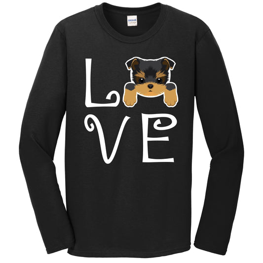 Yorkshire Terrier Love Dog Owner Yorkie Puppy Long Sleeve T-Shirt