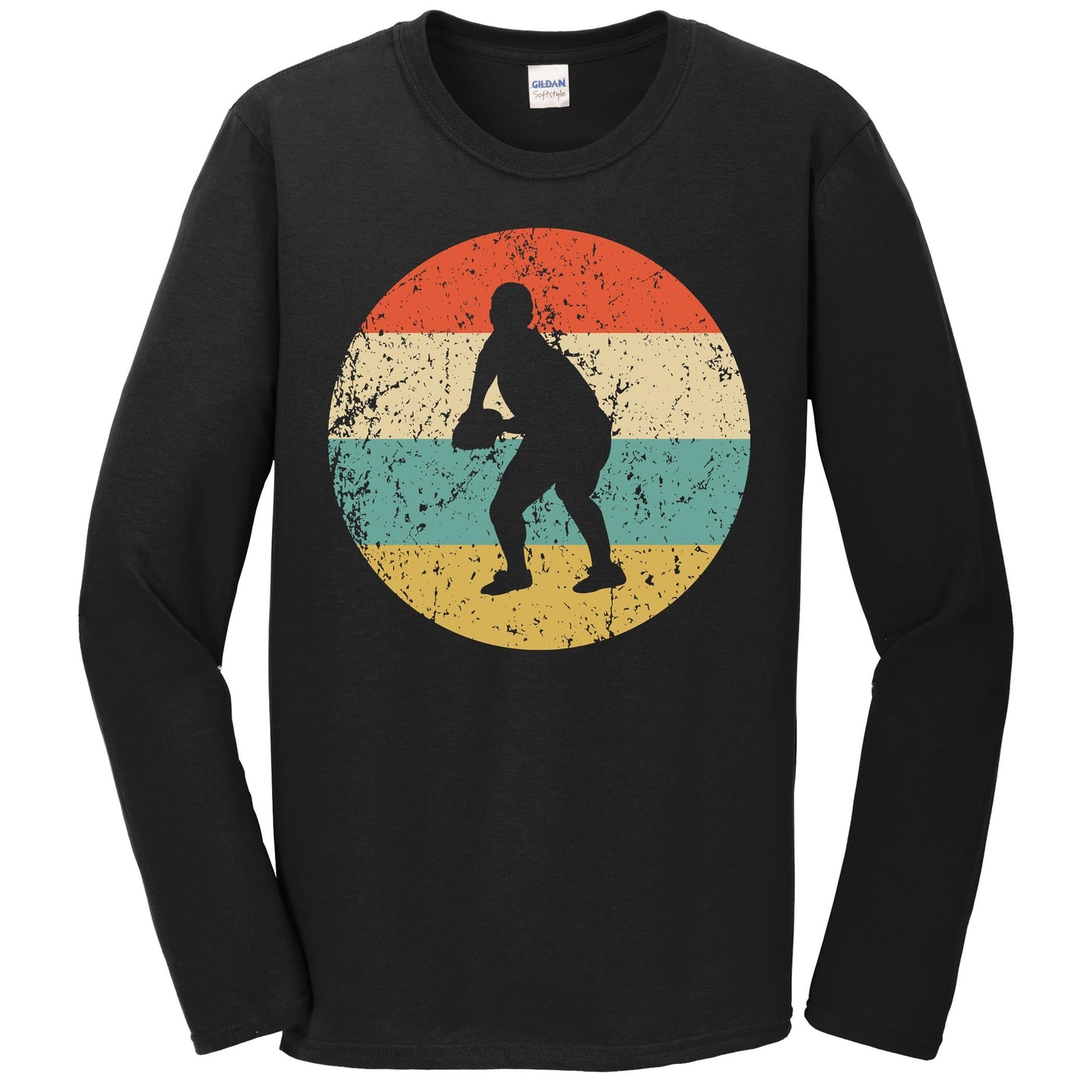 Rugby Shirt - Vintage Retro Rugby Player Long Sleeve T-Shirt