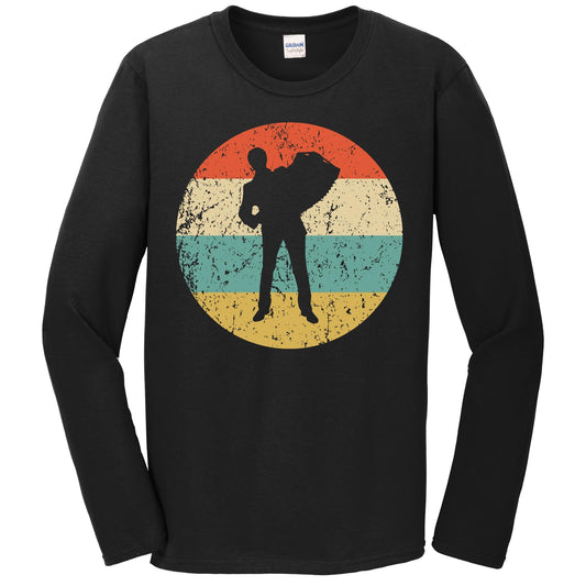 Accordion Shirt - Vintage Retro Music Long Sleeve T-Shirt