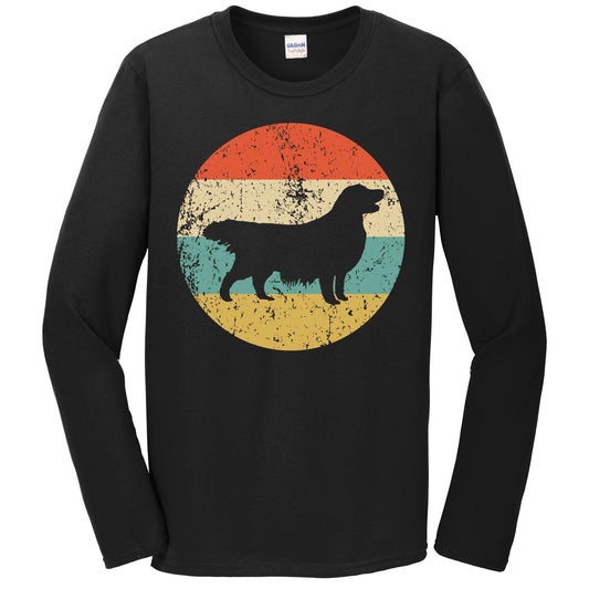 Golden Retriever Shirt - Retro Golden Retriever Dog Long Sleeve T-Shirt