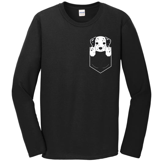 Dalmatian In My Pocket Cute Dog Owner Long Sleeve T-Shirt
