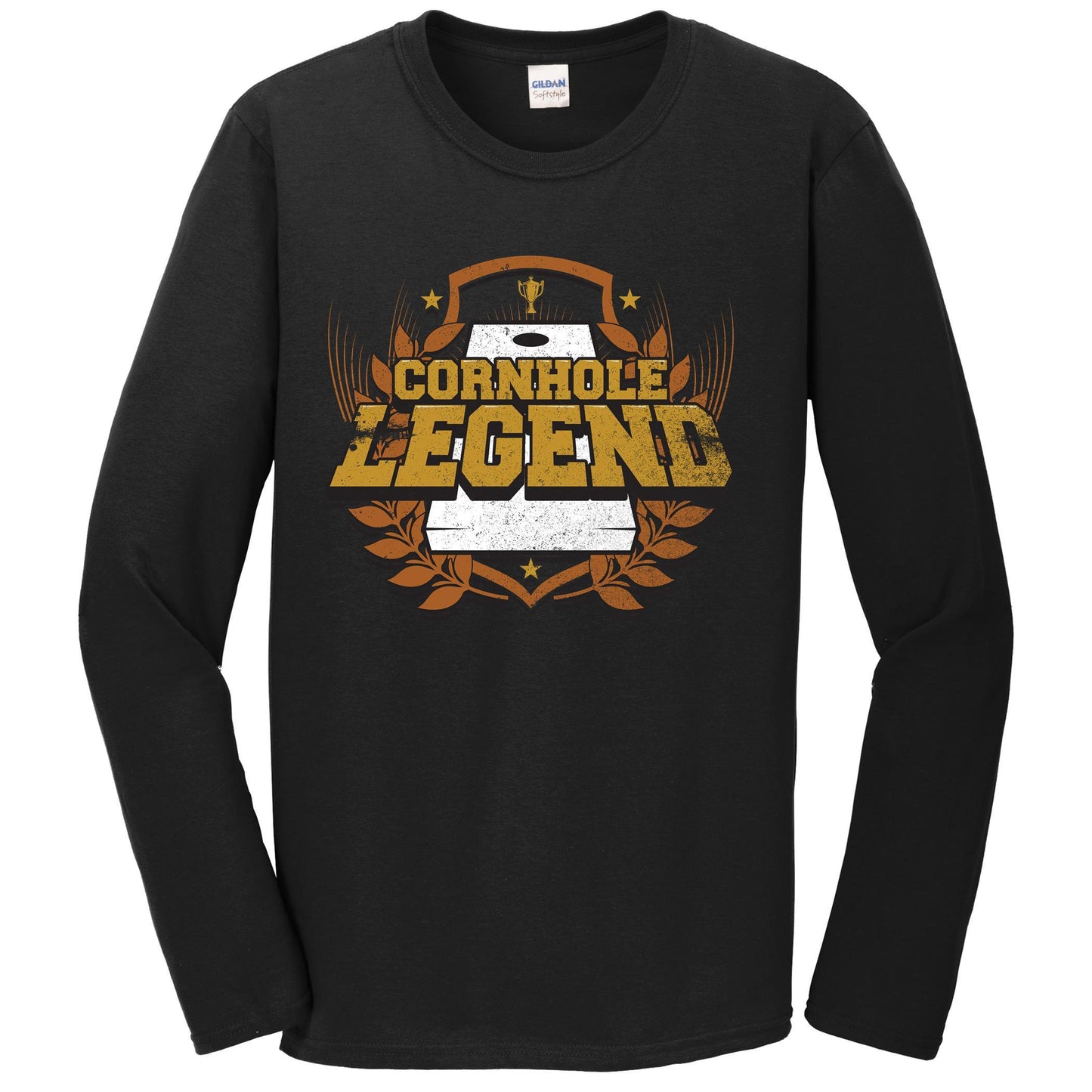 Cornhole Legend Funny Cornhole Tournament Long Sleeve Shirt