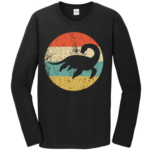 Loch Ness Monster Long Sleeve Shirt - Retro Nessie Icon T-Shirt