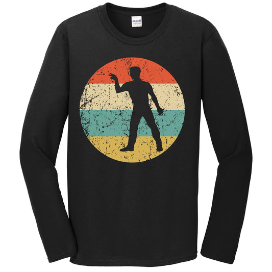 Darts Long Sleeve Shirt - Retro Darts Player Icon T-Shirt