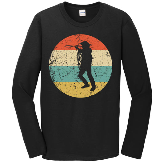 Cowboy Retro Style Wild West Long Sleeve T-Shirt