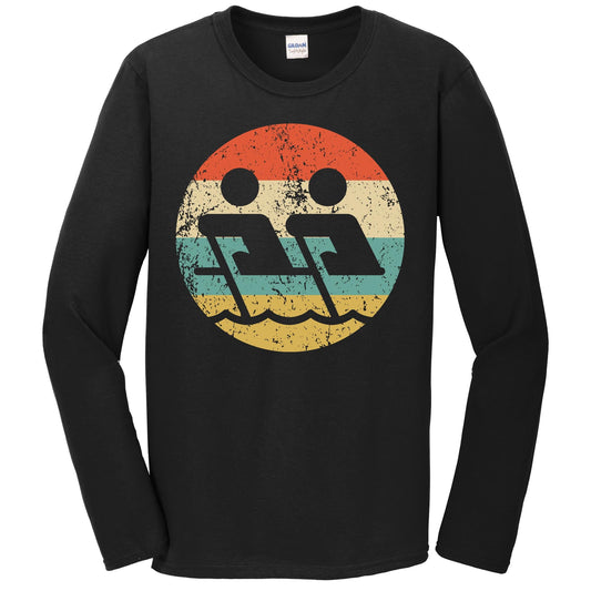 Rowing Retro Style Crew Long Sleeve T-Shirt