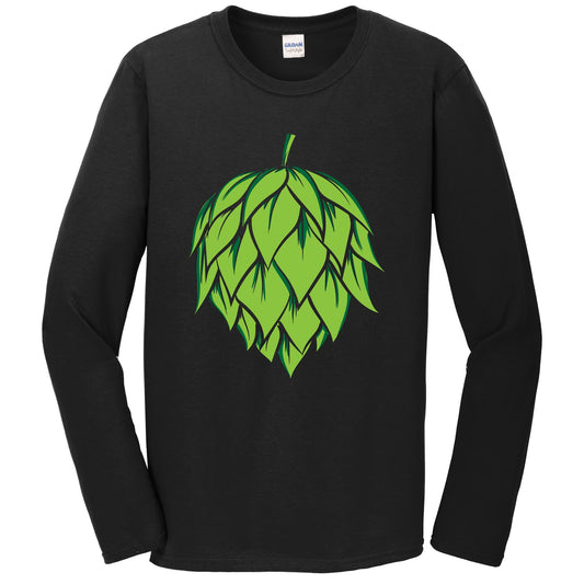 Hops Craft Beer Drinking Long Sleeve T-Shirt