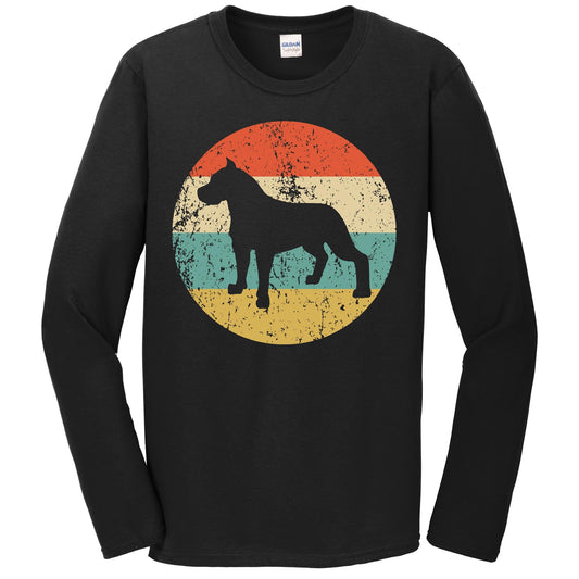 Retro Cane Corso Dog Breed Icon Long Sleeve T-Shirt