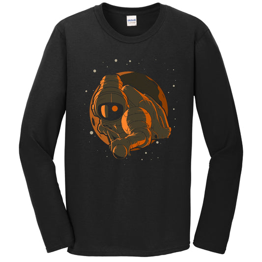 Billiards Astronaut Outer Space Spaceman Long Sleeve