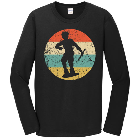 Wakeboarder Wakeboarding Retro Extreme Sports Wakeboard Long Sleeve T-Shirt