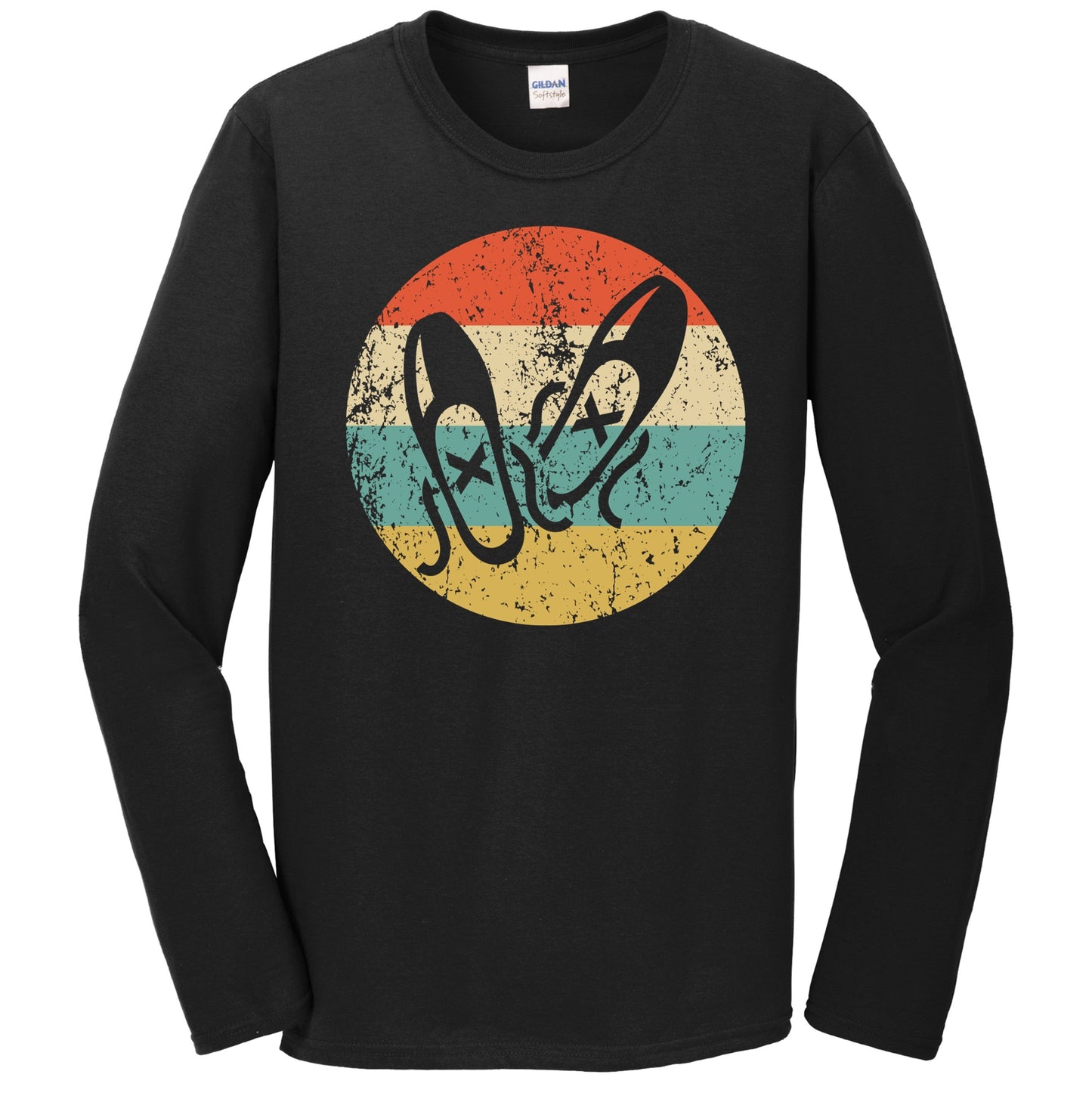 Ballet Slippers Icon Retro Ballet Dancer Long Sleeve T-Shirt