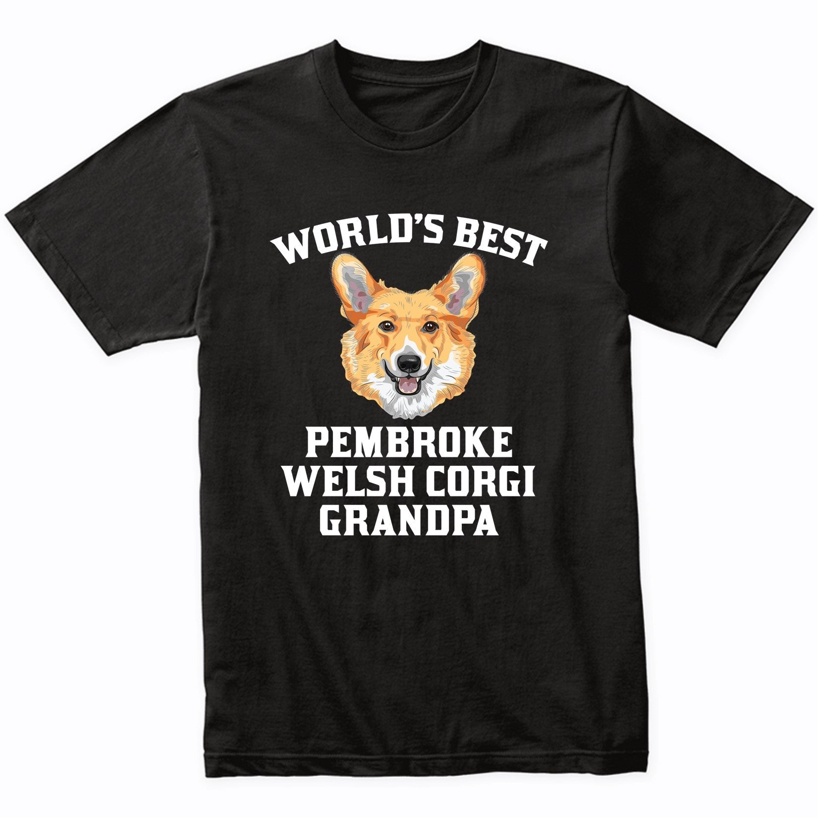 World's Best Pembroke Welsh Corgi Grandpa Dog Graphic Shirt