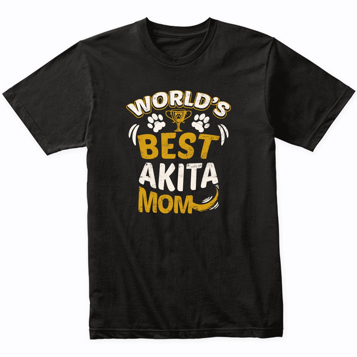 World's Best Akita Mom Graphic T-Shirt