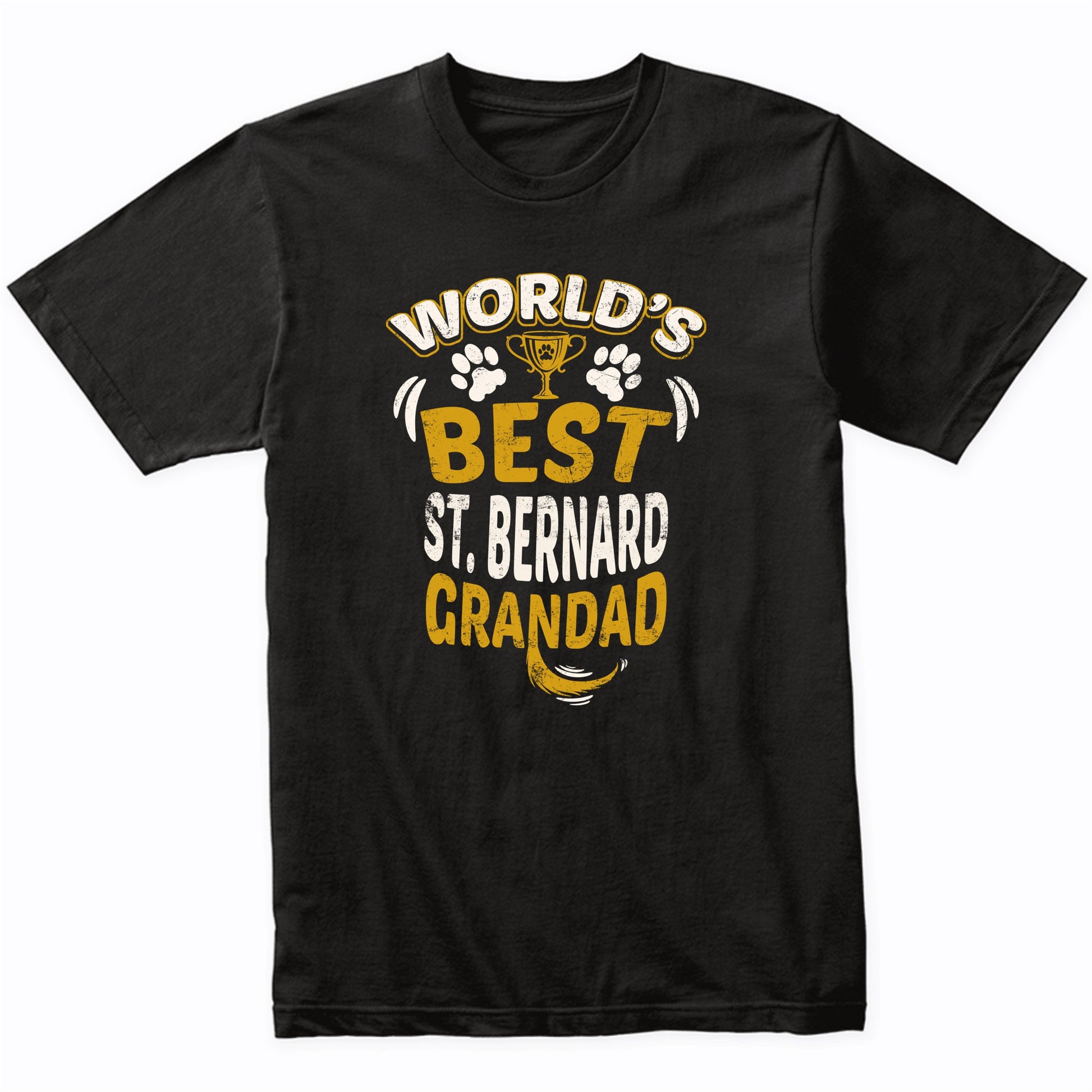 World's Best St. Bernard Grandad Graphic T-Shirt