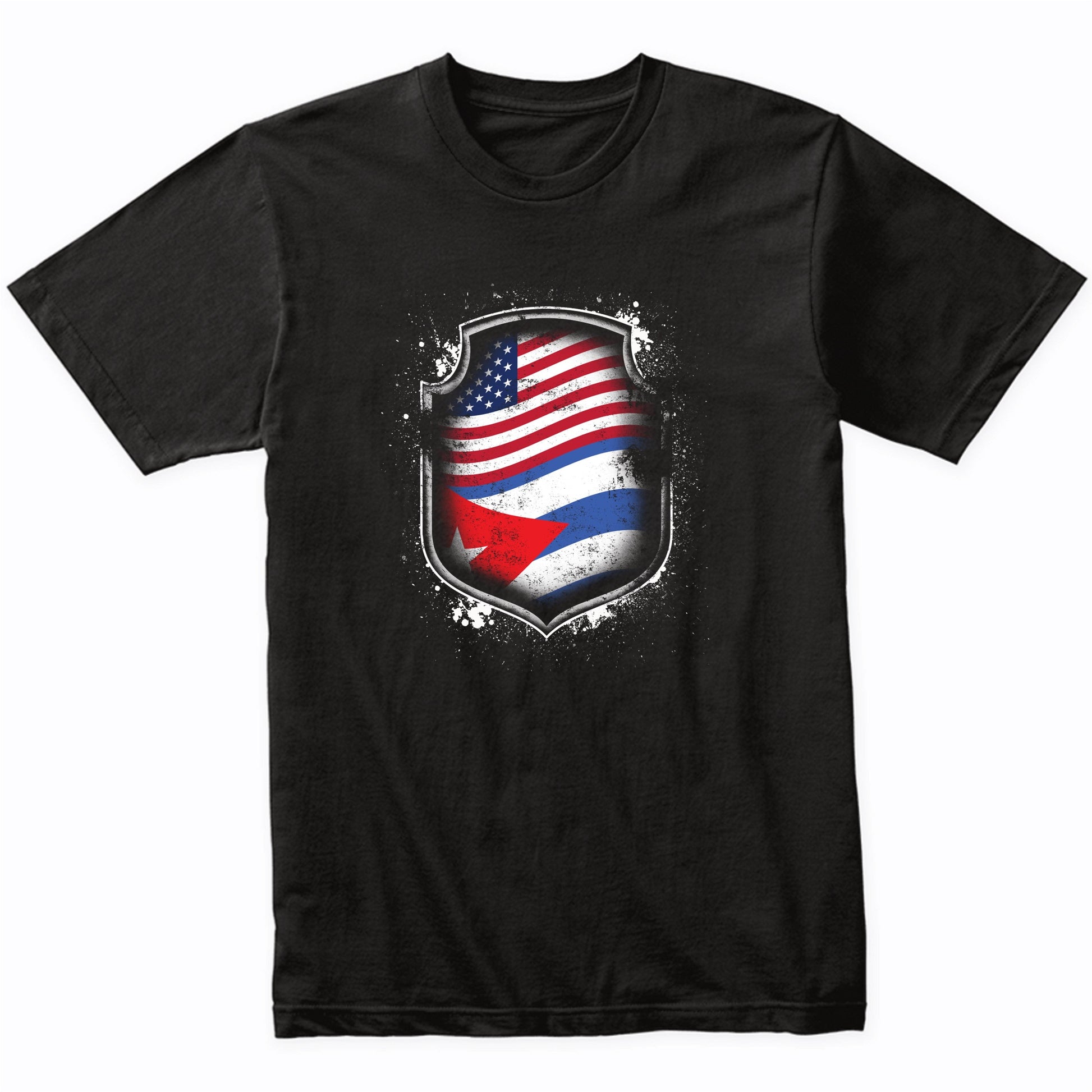Cuban American Shirt Flags Of Cuba and America T-Shirt