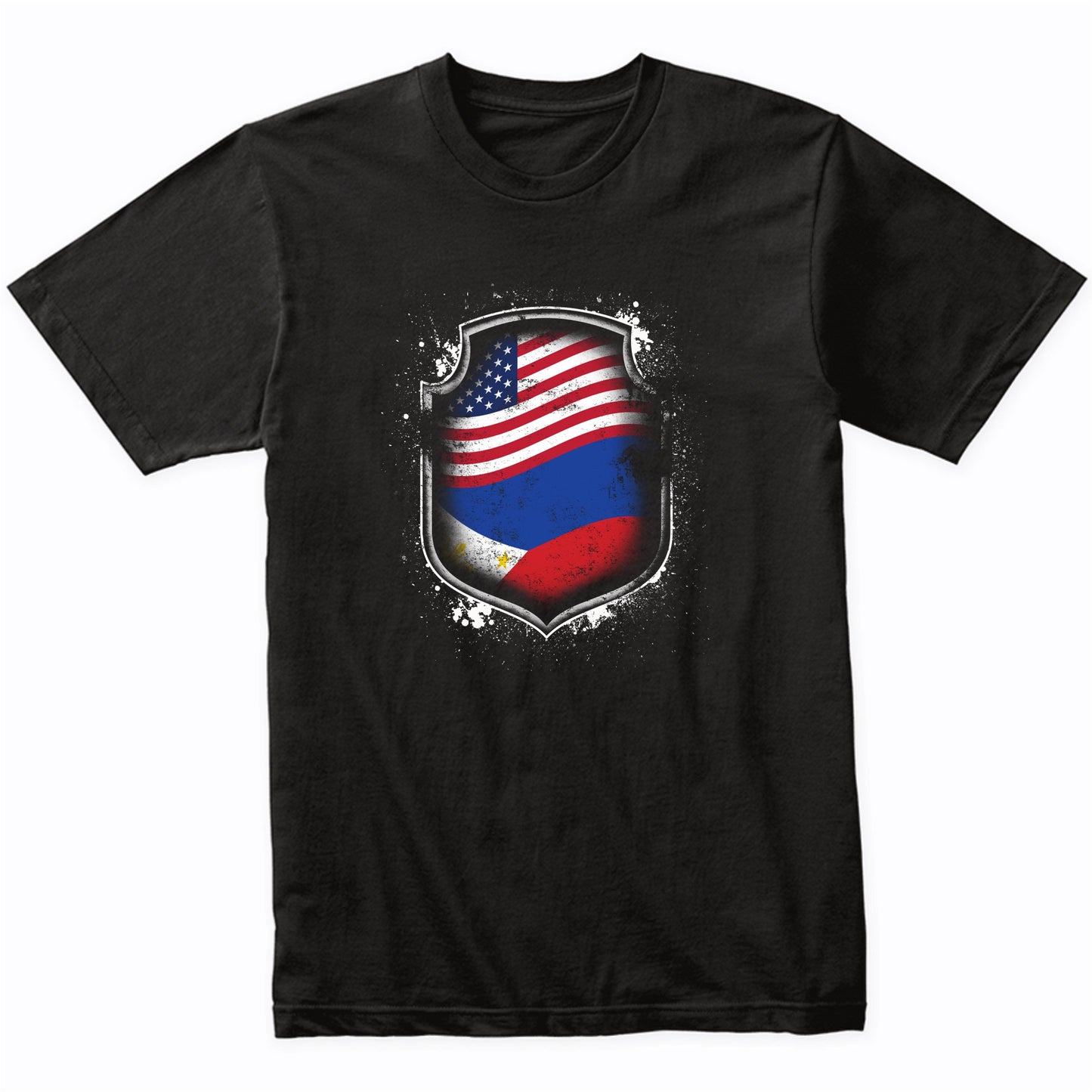 Filipino American Shirt Flags Of Philippines and America T-Shirt