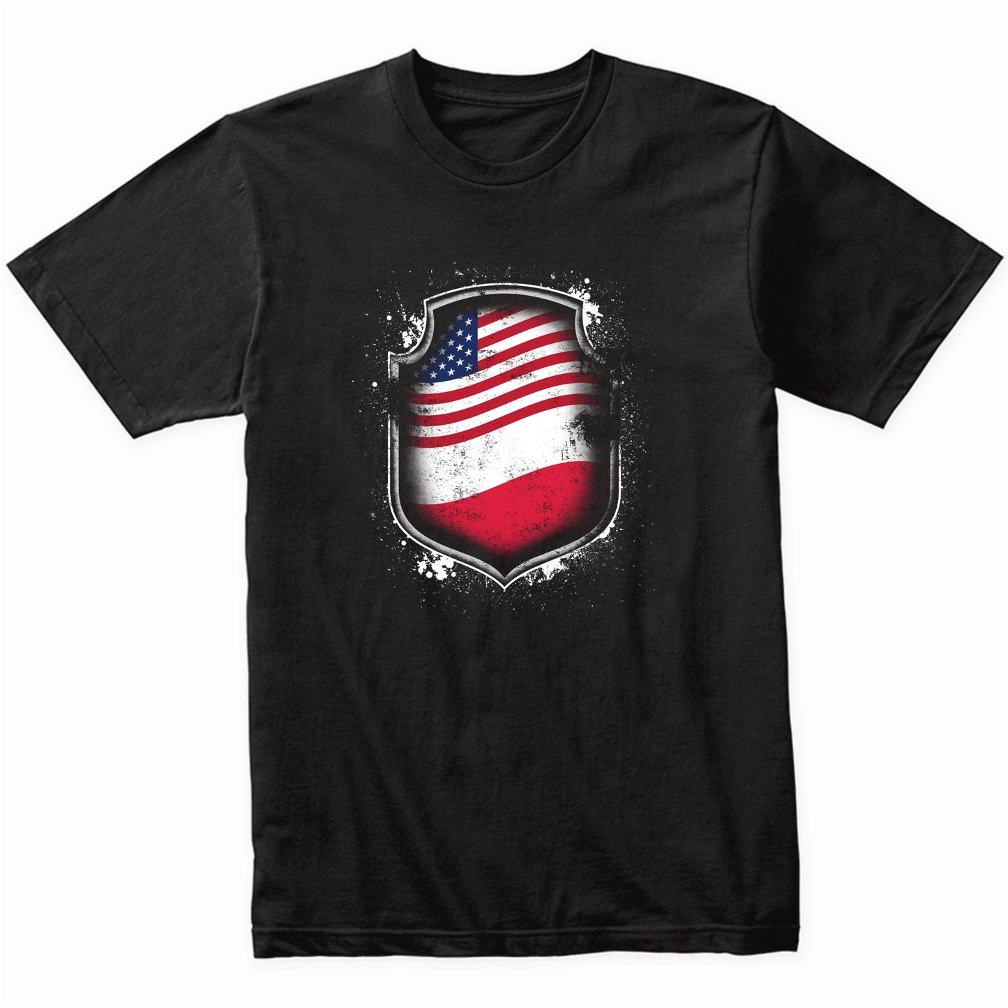 Polish American Shirt Flags Of Poland and America T-Shirt