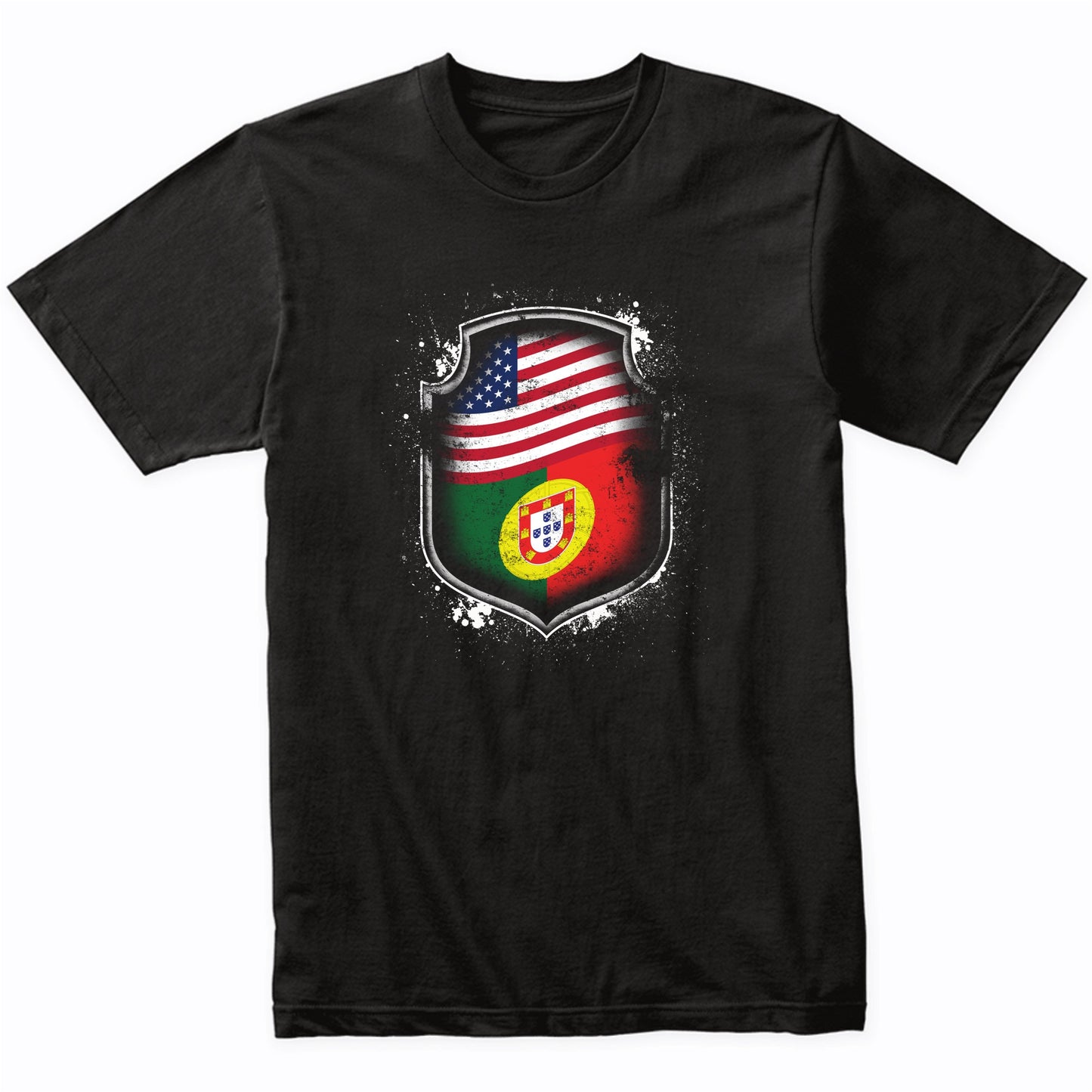 Portuguese American Shirt Flags Of Portugal and America T-Shirt