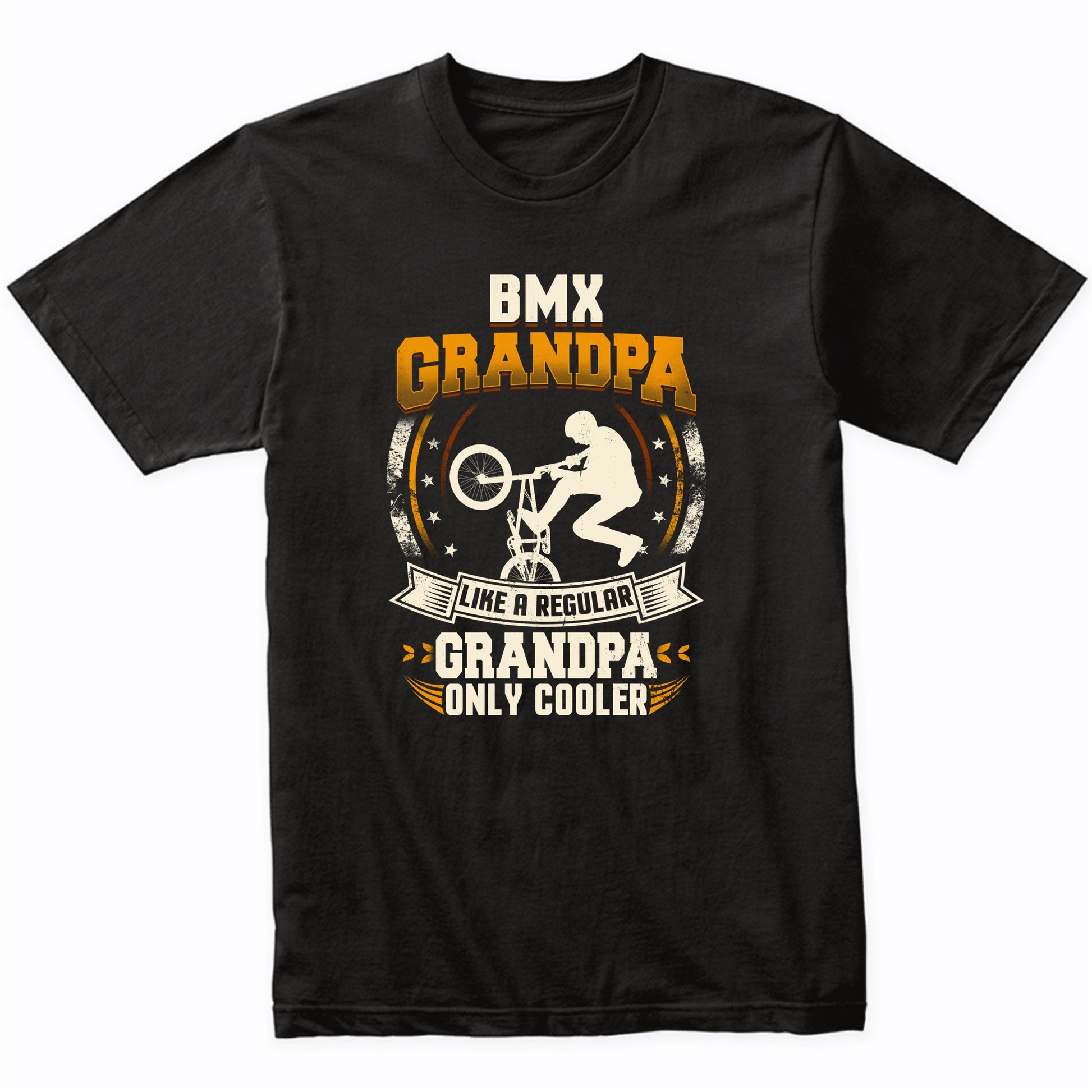 BMX Grandpa Like A Regular Grandpa Only Cooler Funny T-Shirt