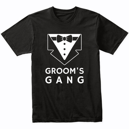 Groom's Gang Bachelor Party Tuxedo Shirt
