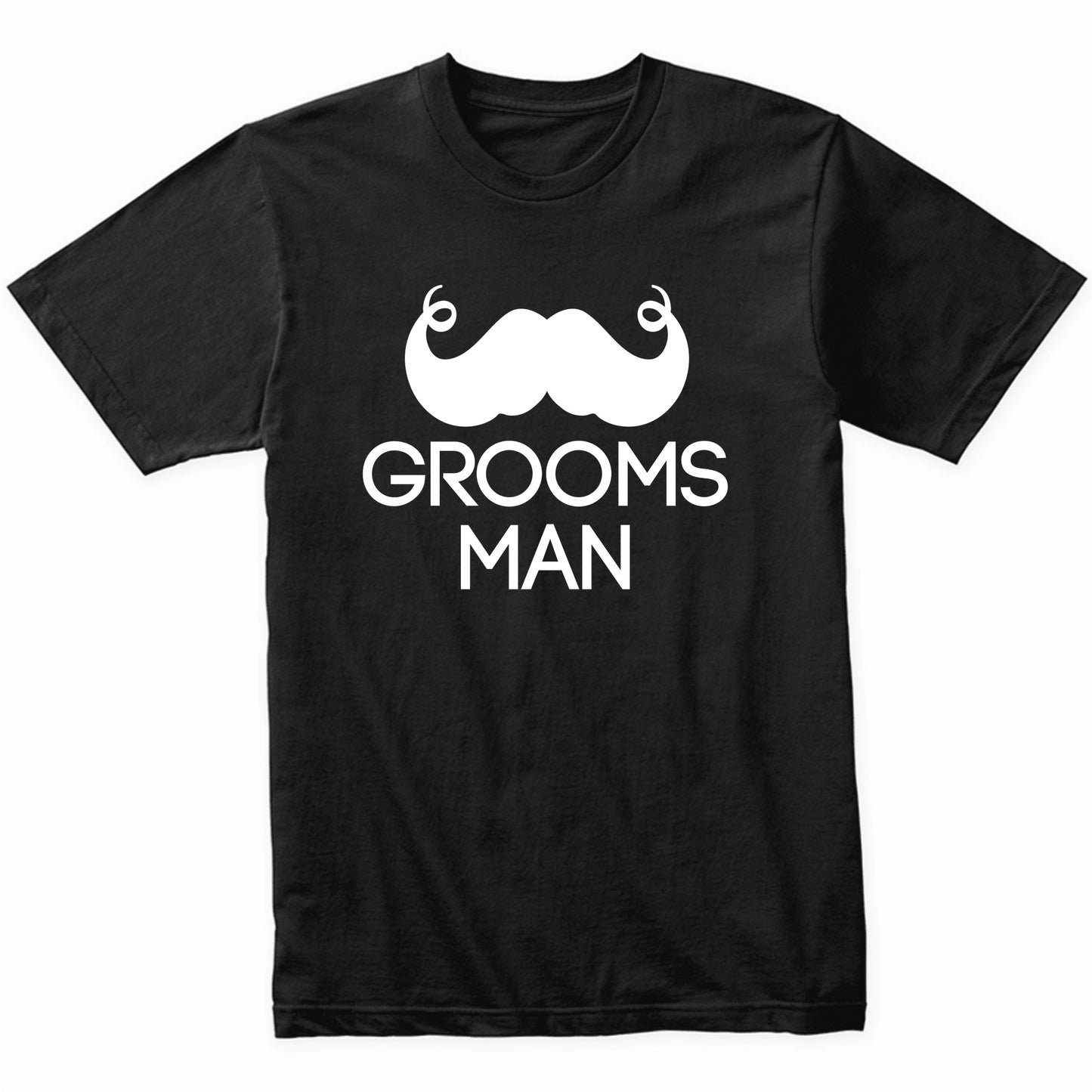 Groomsman Mustache Wedding Party Shirt