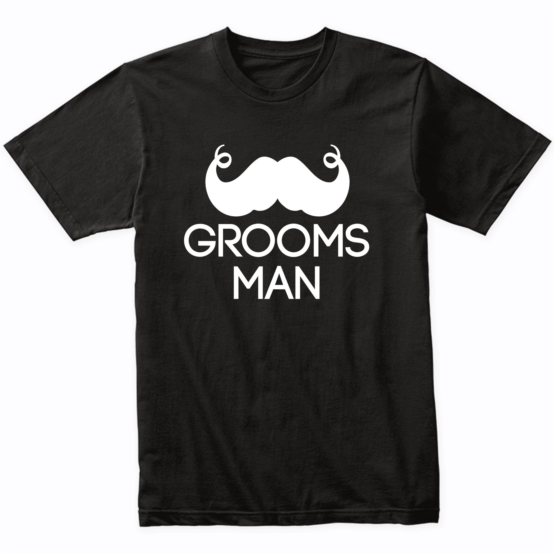 Groomsman Mustache Wedding Party Shirt