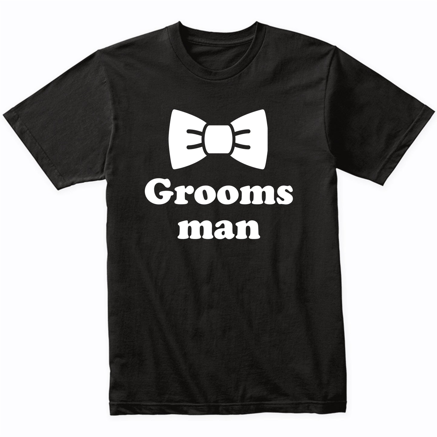 Groomsman Bow Tie Wedding Party Shirt