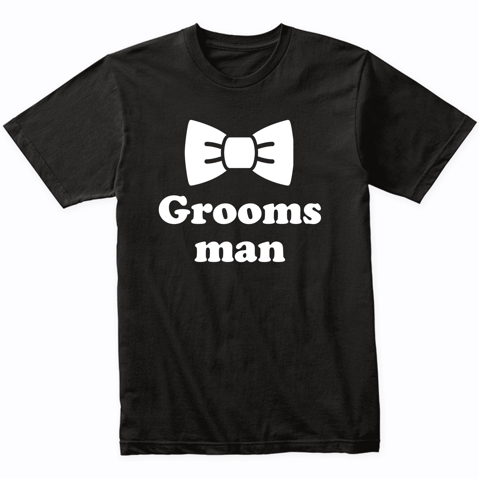 Groomsman Bow Tie Wedding Party Shirt