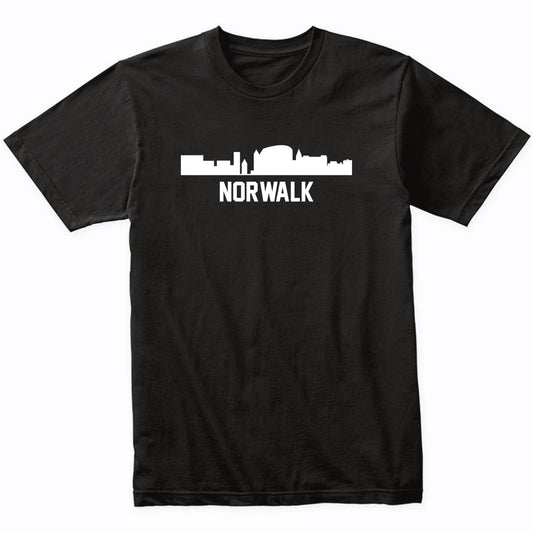 Norwalk Connecticut Skyline Cityscape T-Shirt