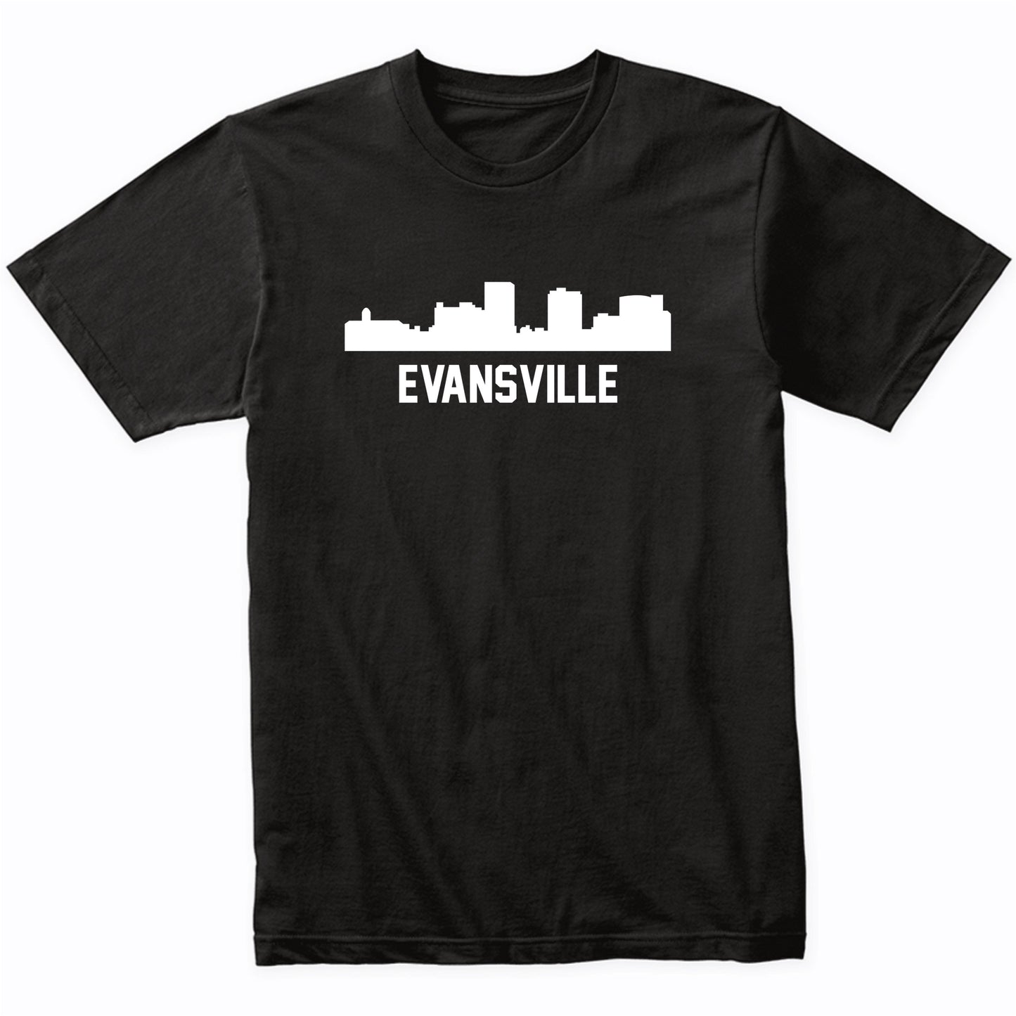 Evansville Indiana Skyline Cityscape T-Shirt