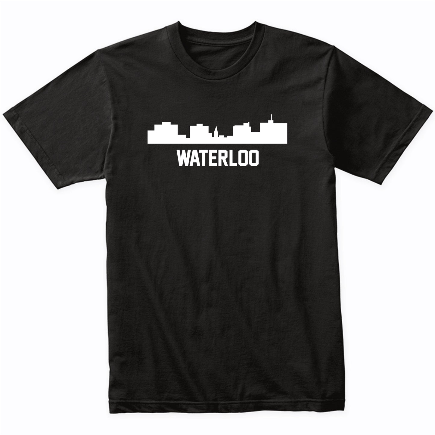 Waterloo Iowa Skyline Cityscape T-Shirt