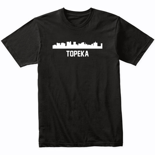Topeka Kansas Skyline Cityscape T-Shirt
