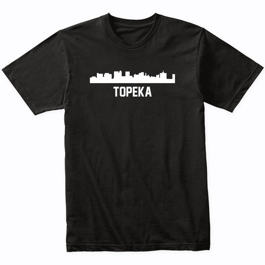 Topeka Kansas Skyline Cityscape T-Shirt