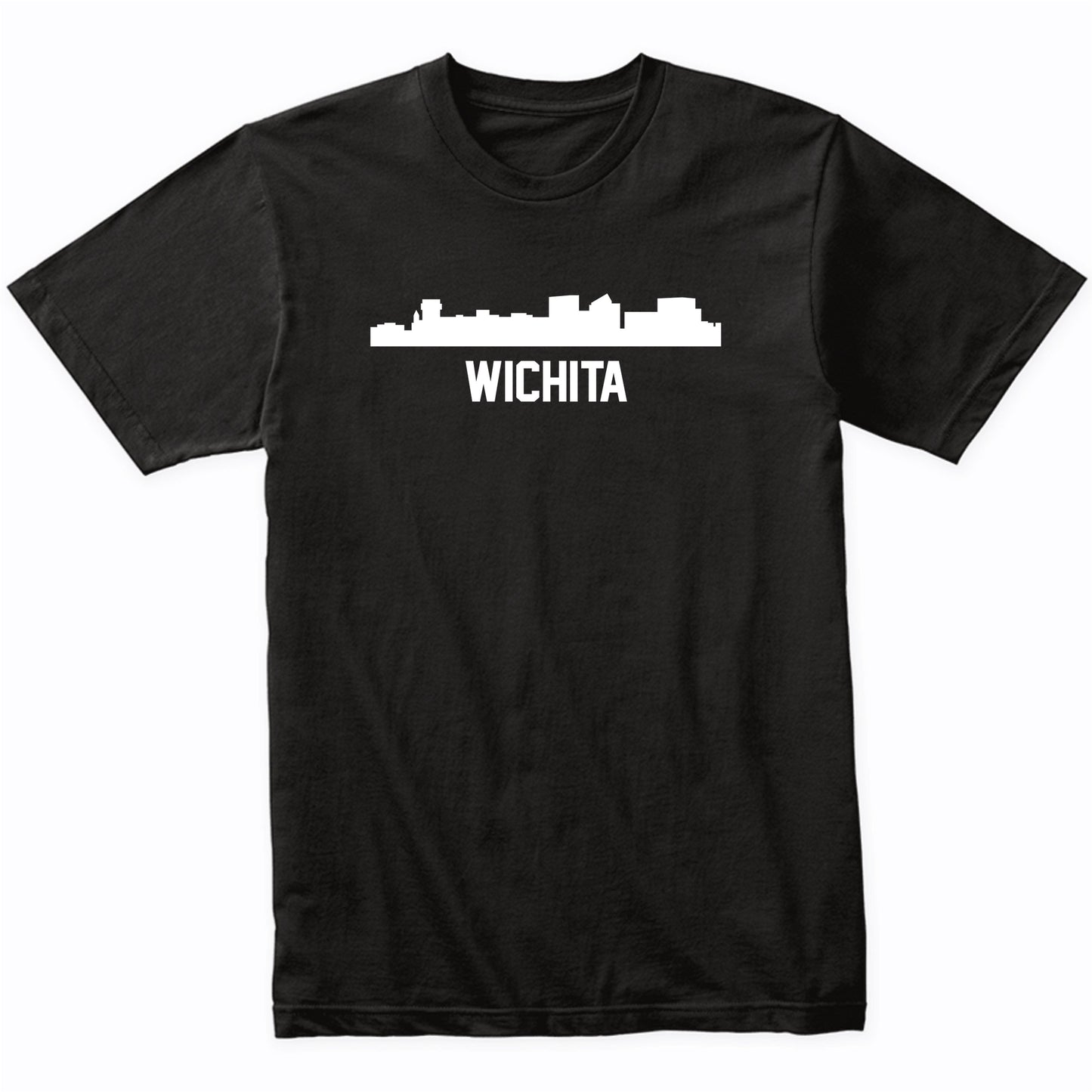 Wichita Kansas Skyline Cityscape T-Shirt