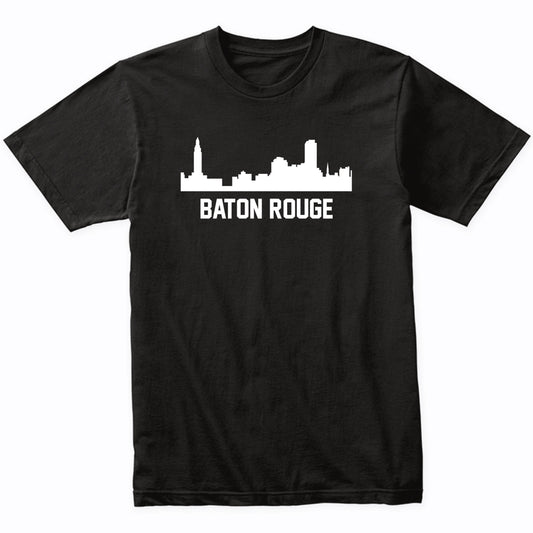 Baton Rouge Louisiana Skyline Cityscape T-Shirt