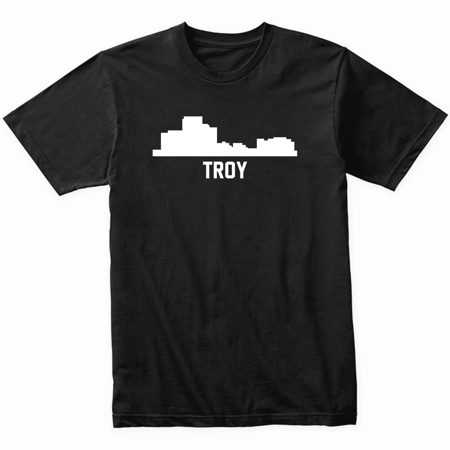 Troy Michigan Skyline Cityscape T-Shirt
