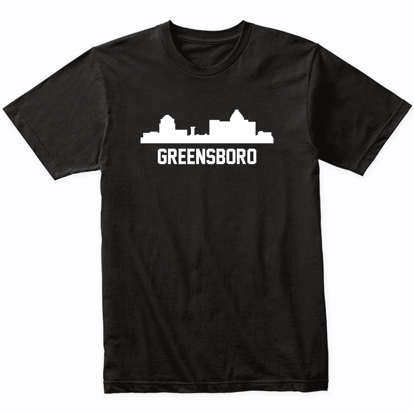 Greensboro North Carolina Skyline Cityscape T-Shirt