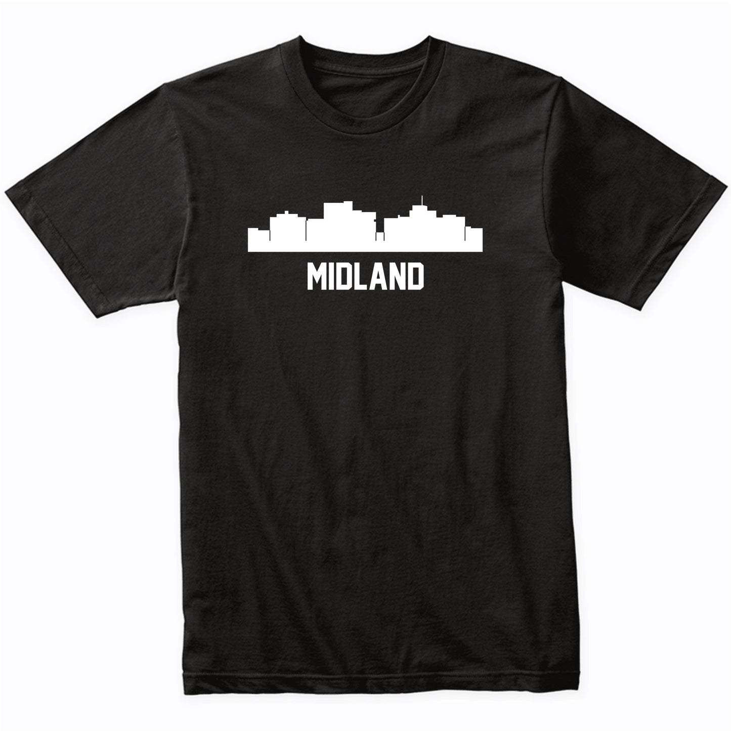 Midland Texas Skyline Cityscape T-Shirt