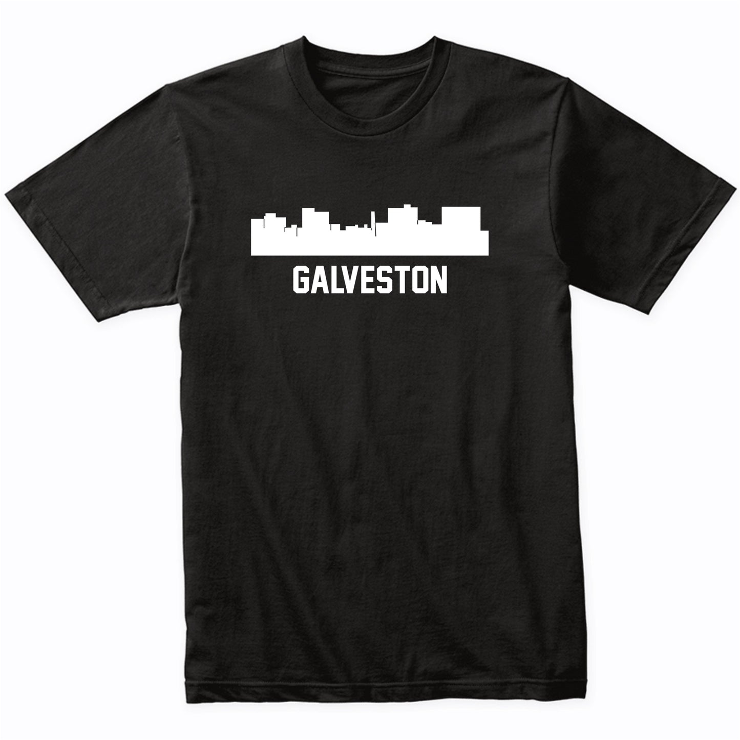 Galveston Texas Skyline Cityscape T-Shirt