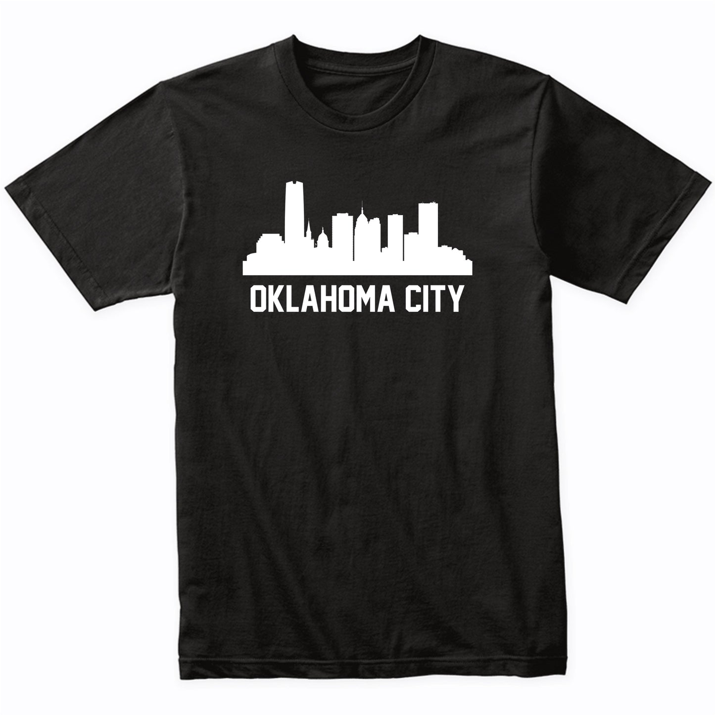 Oklahoma City Oklahoma Skyline Cityscape T-Shirt