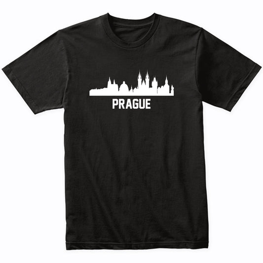 Prague Czech Republic Skyline Cityscape T-Shirt