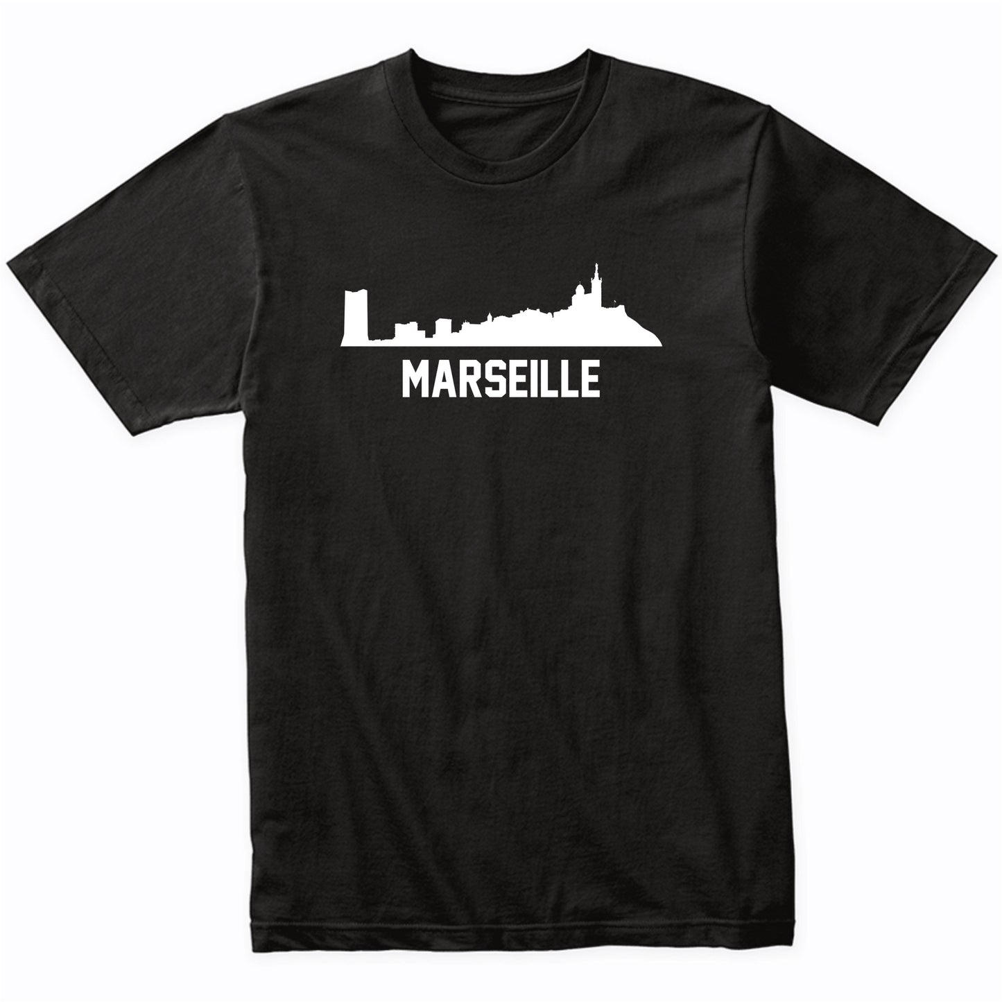 Marseille France Skyline Cityscape T-Shirt