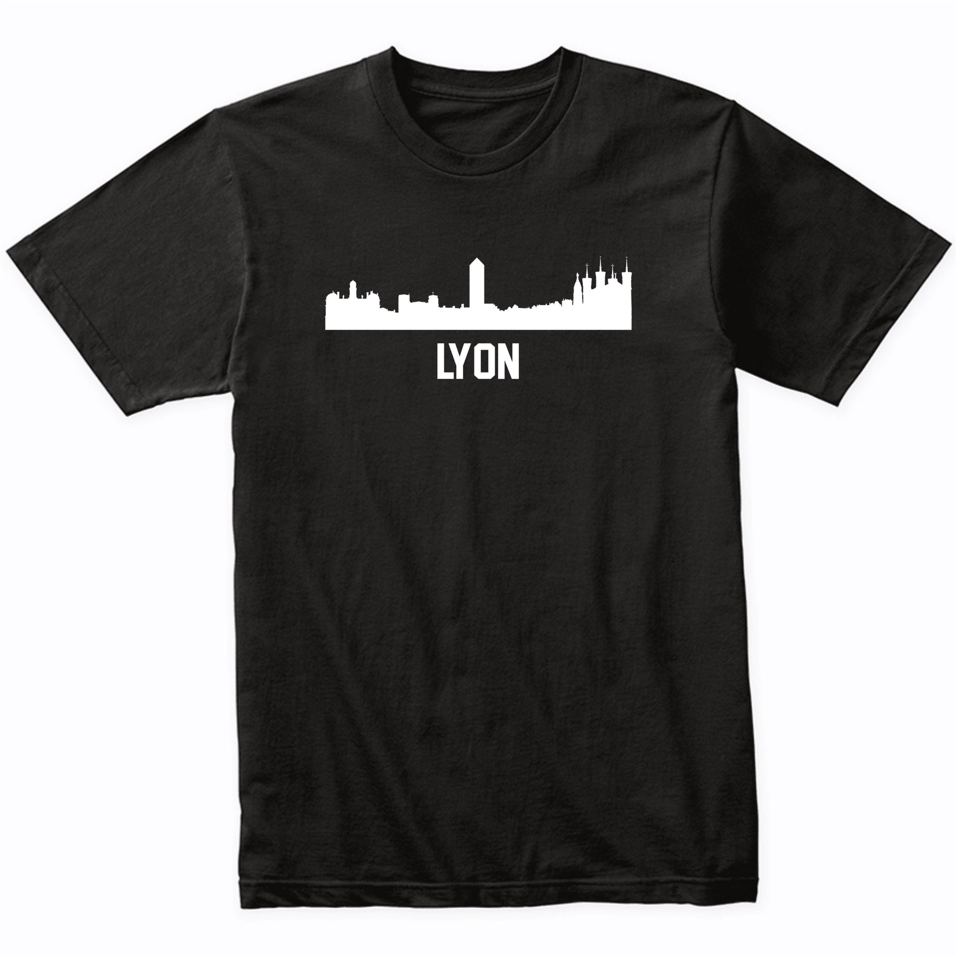 Lyon France Skyline Cityscape T-Shirt