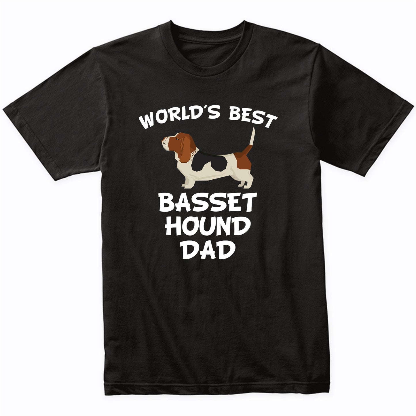 World's Best Basset Hound Dad Dog Owner Shirt