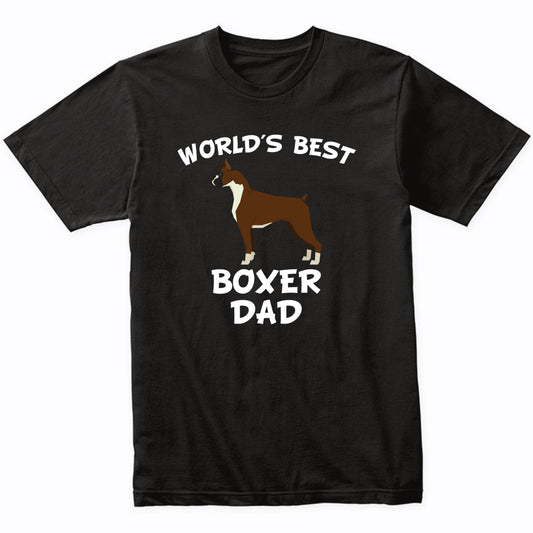 World's Best Boxer Dad Dog Owner Shirt