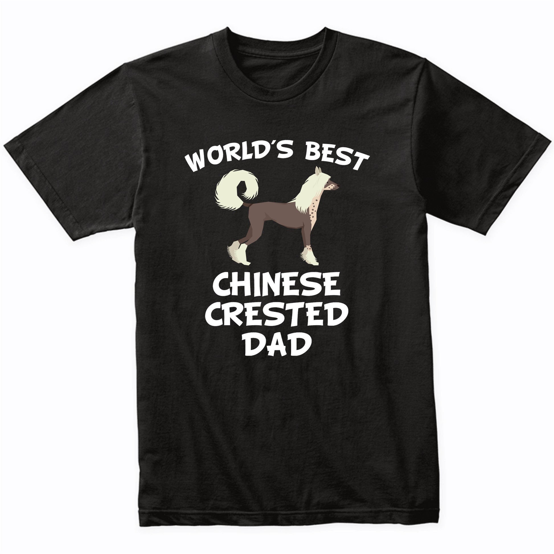 World's Best Chinese Crested Dad Dog Owner Shirt